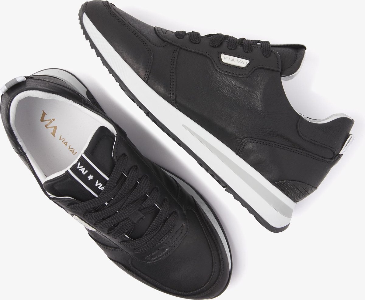 VIA VAI Nora Sam Sneakers - Zwart - Maat 39 | bol.com