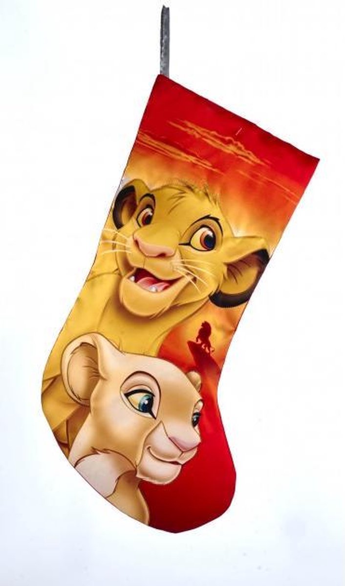 Kerstsok - 19" lion king