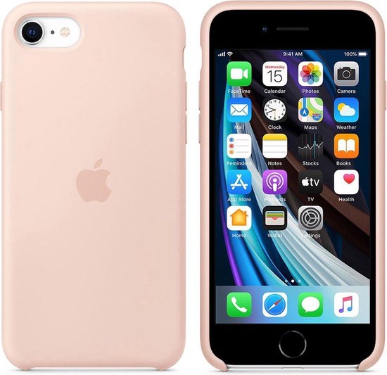 Apple Siliconen Hoesje voor iPhone 7/8/SE(2020) - Roze