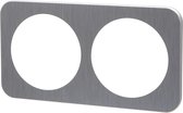 Afdekraam - Aigi Jura - 2-voudig - Rond - Aluminium - Zilver - BES LED