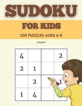 Sudoku For Kids 200 Puzzles Ages 6-8 Volume 9