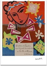 Matisse Fashion Poster Abstract - 50x70cm Canvas - Multi-color
