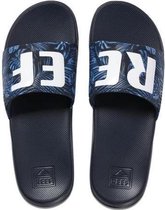 Reef One Slide Navy Palm