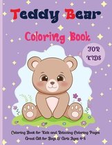 Teddy Bear Coloring Book For Kids