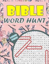 Bible Word Hunt Large Print: Christian Word Search Puzzle Book for Adults
