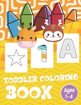 1A Toddler Coloring Book Ages 1-4