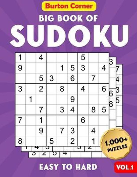 Big Book of Sudoku Easy To Hard - cover