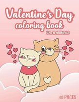 Valentine's Day Coloring Book With Animals: For Kids Animal Theme Magical Coloring Book Featuring 40 Pages Of Lovely Animals