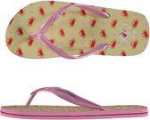 Xq Footwear Teenslippers Krabben Meisjes Rood/roze Maat 33-34