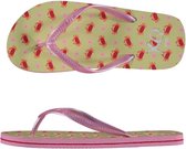 Xq Footwear Teenslippers Krabben Meisjes Rood/roze Maat 35-36