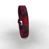 TOO LATE - Montre digitale avec bracelet en coton - MONTRE EN TISSU - FLOWER 4