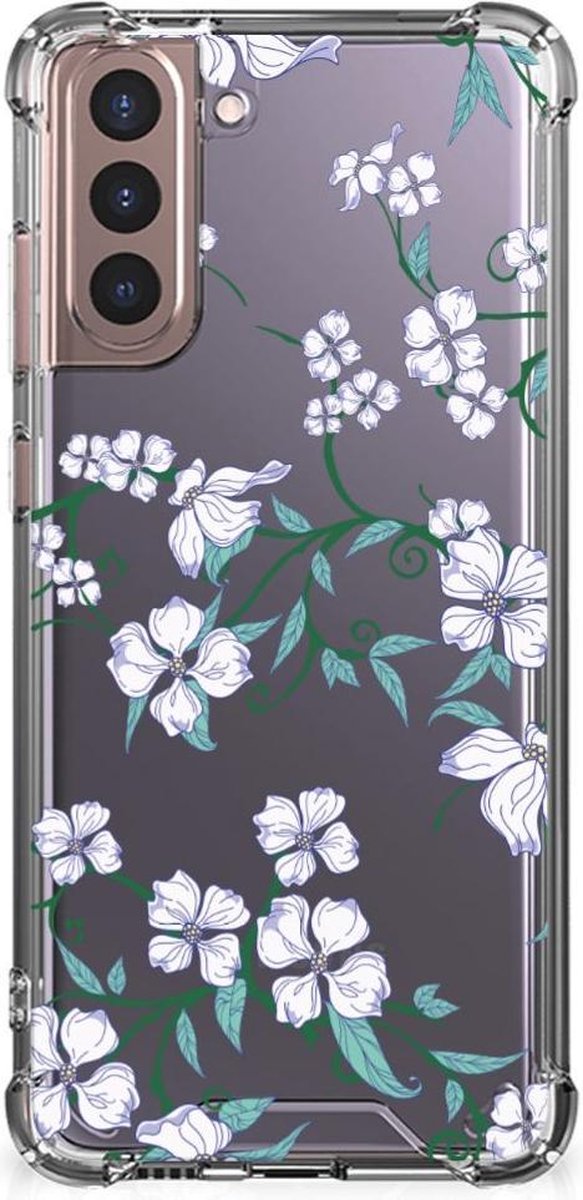 Samsung Galaxy S21 Plus Uniek Case Blossom White