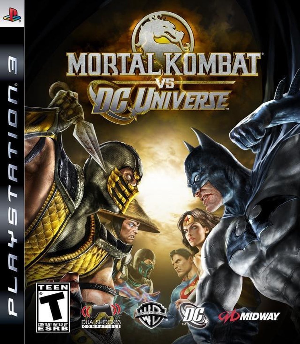 Midway Mortal Kombat vs. DC Universe, PS3, PlayStation 3, Multiplayer modus, T (Tiener)