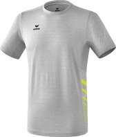 Erima Race Line 2.0 Running T-Shirt Grijs Melange Maat XL