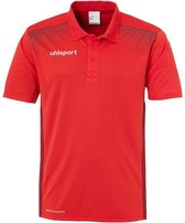 Uhlsport Goal Polo Shirt Rood-Bordeaux Maat 3XL