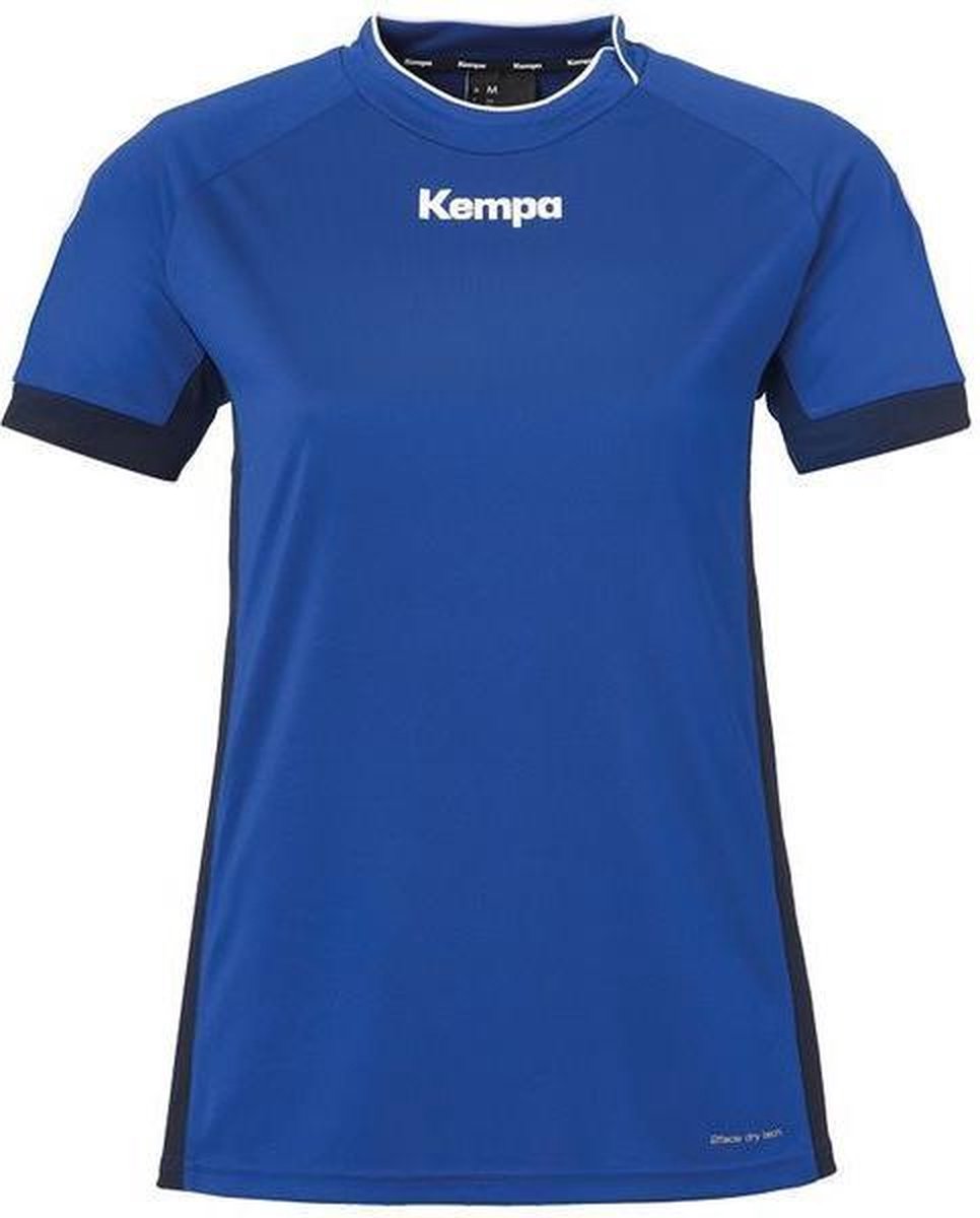 Kempa Prime Shirt Dames Royal-Marine Maat M