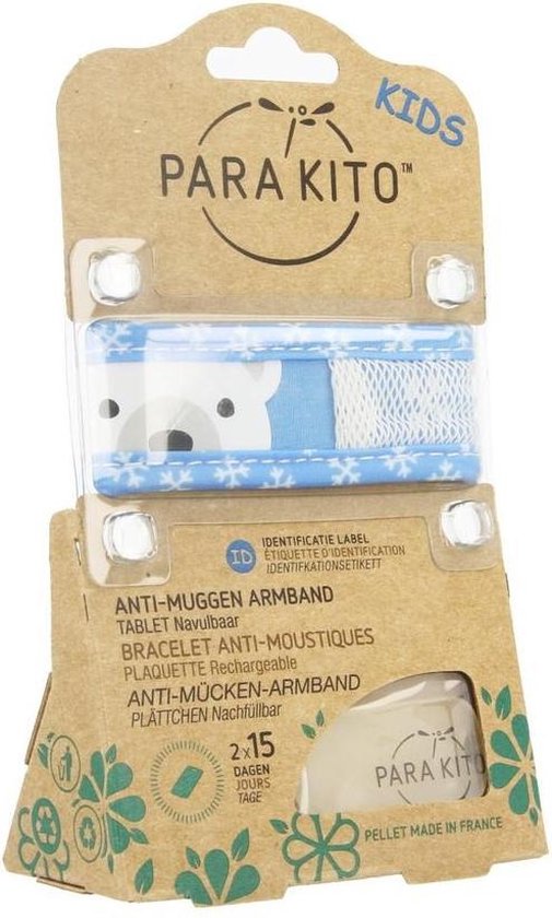 Parakito Anti-Muggen Armband Kids + 2 navullingen | bol.com
