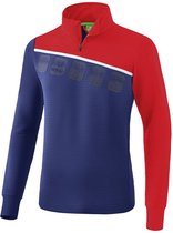 Erima Teamline 5-C Trainingstop New Navy-Rood-Wit Maat 3XL