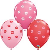 Qtex ballonnen Kissey Lips (25 stuks)