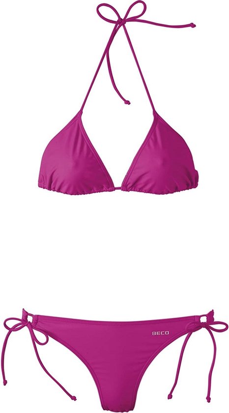 Bikini Triangle Beco Femme Polyamide/Elasthanne Rose Taille 34