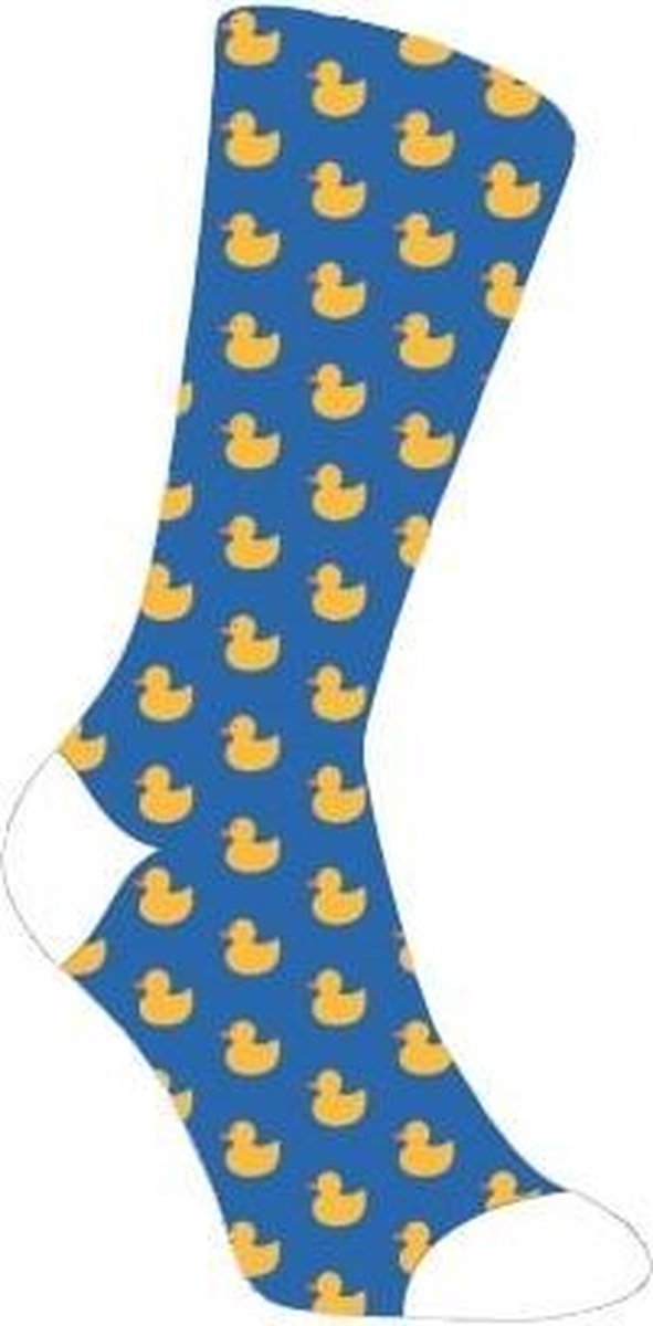 Fisura Sokken Ducks Heren Katoen Blauw/geel Maat 41-45