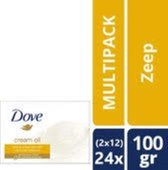 Dove Zeep – Cream Arganolie - Voordeelverpakking 24 x 100 gram
