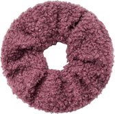 Scrunchie teddy, vintage pink, haaraccessoire