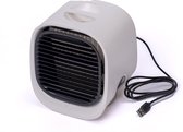 Technolife USB Minifan - zuiveren, bevochtigen en koelen - 3 Standen - Wit