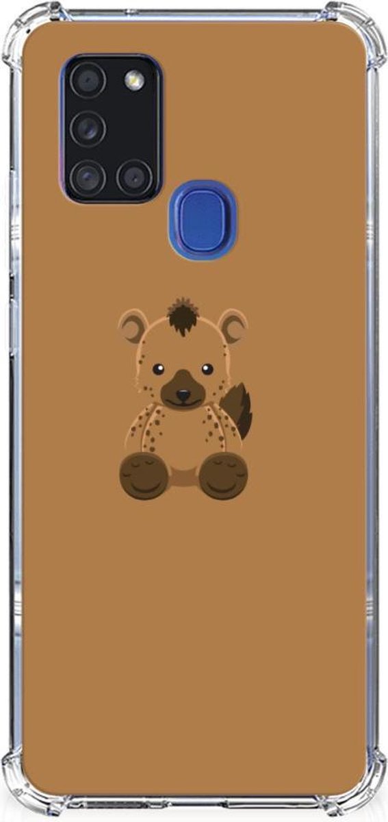 Samsung Galaxy A21s Stevig Bumper Hoesje Baby Hyena