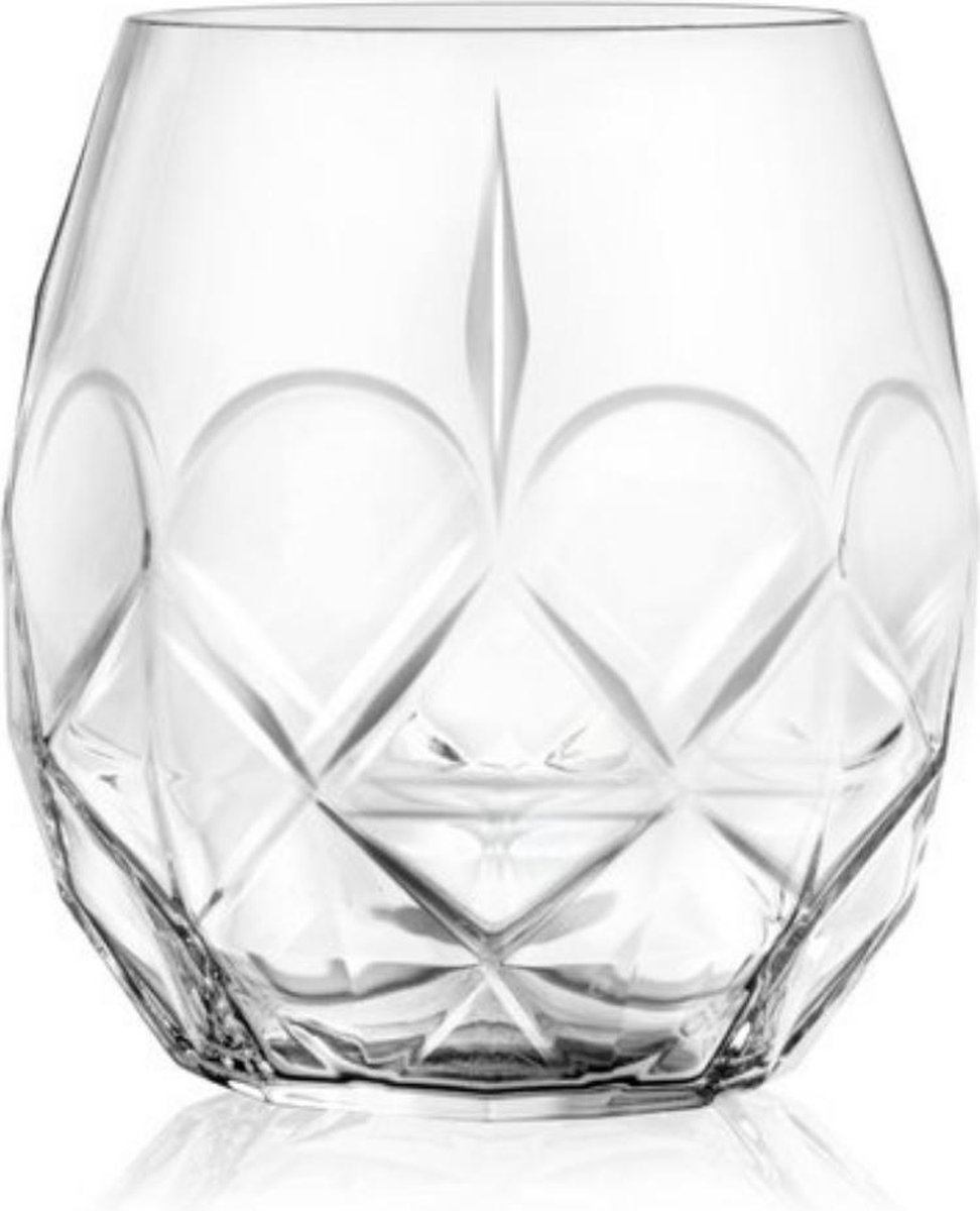 Coffret de 6 verres à bière en verre 38cl - transparent 