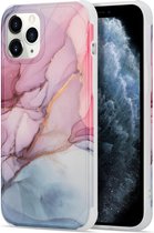 Luxe en marbre pour Apple iPhone 12 Pro Max | Impression de marbre | Couverture arrière