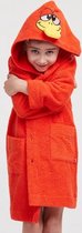 Woody doorknoop badjas unisex - rood - zeemeeuw - 211-1-ROA-B/546 - maat 140