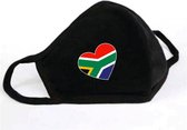 GetGlitterBaby - Katoen Mondkapje  / Wasbaar Mondmasker - Zuid Afrika / Zuid Afrikaanse Vlag