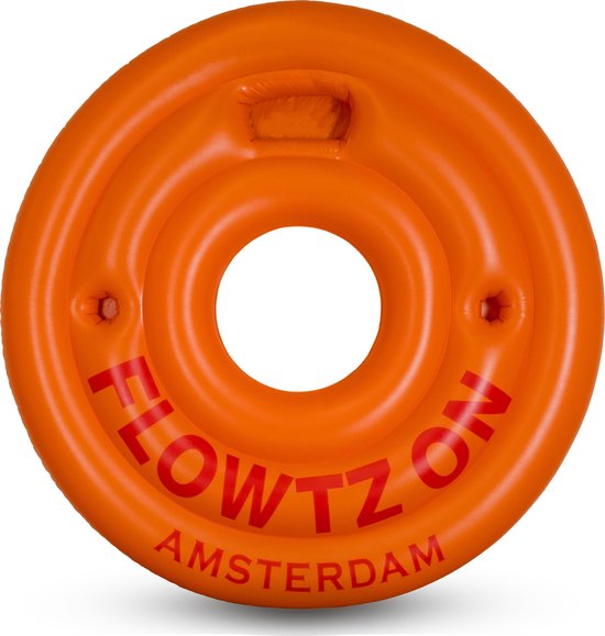 Flowtz On - Zwemband - Opblaasbaar - Oranje - 180 cm - Groot - Zomer - Strand - Zwembad