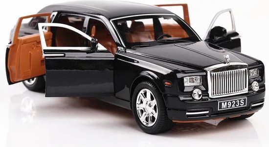 Rolls Royce Zwart - Jouets de voiture - Voiture en métal - Son et lumière -  speelgoed... | bol.com