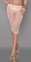 Driekwart Mesh Legging Dames - Roze - Maat L/XL 'D'arga'