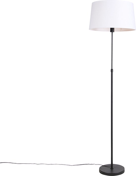 QAZQA parte fl - Moderne Vloerlamp | Staande Lamp - 1 lichts - H 1730 mm - Wit - Woonkamer | Slaapkamer | Keuken