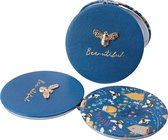 CGB THE BEEKEEPER BEE-UTIFUL TURQUOISE COMPACT MIRROR