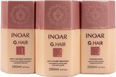 Inoar Ghair G hair Original Keratine treatment kit 3x250ml  Behandeling