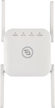 Wifi Versterker - 1200 Mbps - Wit - Repeater - 2.4 GHz - 5G - Router - Booster - Stopcontact - Draadloos - Netwerk/Internet - Inclusief gratis internetkabel