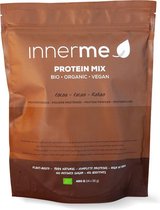 Protein Mix 'Cacao' (490 g) - bio et vegan - protéines végétales complètes - 20 g de protéines / portion - riche en fibres - facilement digestible
