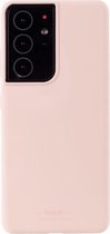 Holdit - Samsung Galaxy S21 Ultra, hoesje silicone, blush rozeSamsung Galaxy S21 Ultra, housse silicone, blush roseSamsung Galaxy S21 Ultra, case silicone, blush pink