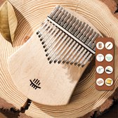 Kalimba set - 17 tonen - Duimpiano - Gratis kazoo - Muziekinstrument - Esdoornhout