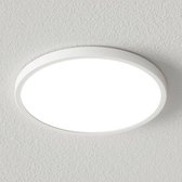 Arcchio - LED plafondlamp- met dimmer - 1licht - kunststof - H: 2.1 cm - wit - A++ - Inclusief lichtbron