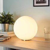 Lindby - tafellamp - 1licht - glas - H: 24.5 cm - E27 - wit