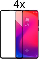 Oppo Reno Screenprotector - Beschermglas Oppo Reno Screen Protector Glas - Full cover - 4 stuks