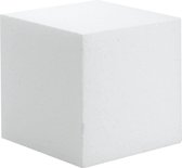 Styrofoam hobby crafting formes / figures cube cube de 15 x 15 cm