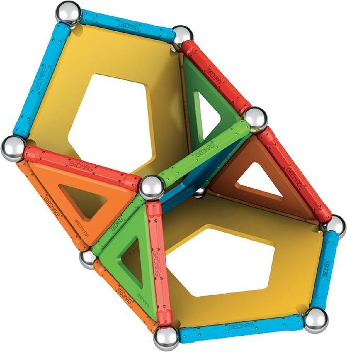 Geomag Super Color Recycled - Magnetisch Constructiespeelgoed met Panelen - 52-delig - Vanaf 5 jaar — afbeelding 3