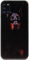 Levertijd 1-3 werkdagen - ADEL Siliconen Back Cover Softcase Hoesje voor Samsung Galaxy A31 - Dobermann Pinscher Hond