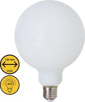 Proventa Schaduwvrije LED lampen met opaal glas E27 - XXL Globe - ⌀ 125 mm - 1 x LED G125 lamp